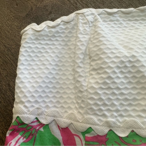 Lilly Pulitzer Strapless Sheath Dress Classic Summer 0 - Picture 4 of 8